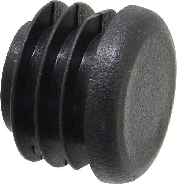 Caplugs - Round Head Plug - 3/4" OD, Polyethylene, Black - Caliber Tooling