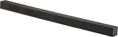 Made in USA - 1 Ft. Long x 3/4 Inch Wide x 3/4 Inch High, Polyurethane, Square Plastic Bar - Black, 80A Hardness, +/- 0.015 Tolerance - Caliber Tooling