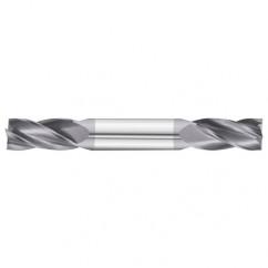 5/32 Dia. x 3 Overall Length 4-Flute Square End Solid Carbide SE End Mill-Round Shank-Center Cut-TiAlN - Caliber Tooling