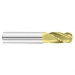 15/32 x 1 x 3 4 Flute Ball Nose  End Mill- Series 3200SD - Caliber Tooling