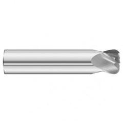 5/8 Dia. x 3-1/2 Overall Length 4-Flute .015 C/R Solid Carbide SE End Mill-Round Shank-Center Cut-Uncoated - Caliber Tooling