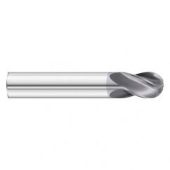 1" x 1 x 4 4 Flute Ball Nose  End Mill- Series 3200STB - Caliber Tooling