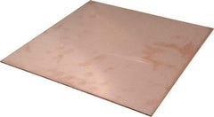 Value Collection - 1/8 Inch Thick x 12 Inch Square, Copper Sheet - Alloy 110 - Caliber Tooling