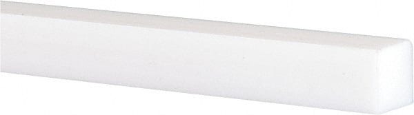 USA Sealing - 4' x 3/8" x 3/8" White PTFE (Virgin) Square Bar - Caliber Tooling