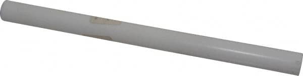 Made in USA - 7/8 Inch Outside Diameter x 1 Ft. Long, Plastic Round Tube - PTFE (Virgin), +/- 0.025 Inch Tolerance - Caliber Tooling