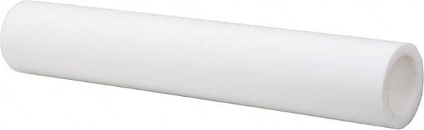 Made in USA - 3 Inch Outside Diameter x 6 Ft. Long, Plastic Round Tube - PTFE (Virgin), +/- 0.050 Inch Tolerance - Caliber Tooling