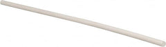 Made in USA - 5' Long, 3/8" Diam, PTFE (Glass-Filled) Plastic Rod - +0.003 Inch Length Tolerance - Caliber Tooling