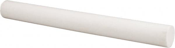 Made in USA - 1' Long, 1-1/4" Diam, PTFE (Glass-Filled) Plastic Rod - +0.005 Inch Length Tolerance - Caliber Tooling