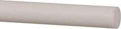 Made in USA - 3' Long, 3/4" Diam, PTFE (Mechanical Grade) Plastic Rod - +0.005 Tolerance - Caliber Tooling