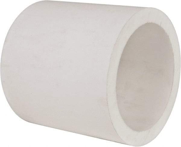 Made in USA - 6 Inch Outside Diameter x 1 Ft. Long, Plastic Round Tube - PTFE (Virgin) - Caliber Tooling