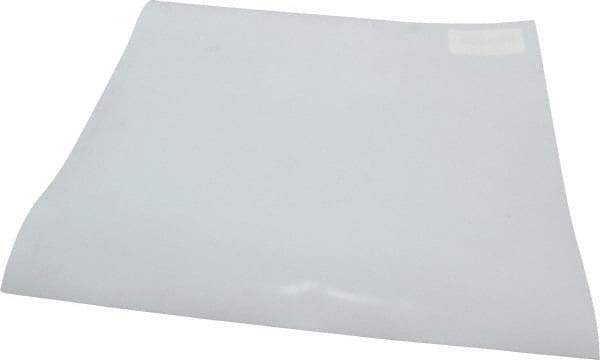 Made in USA - 1/32" Thick x 12" Wide x 1' Long, PTFE (Virgin) Sheet - White, ±0.005 Tolerance - Caliber Tooling