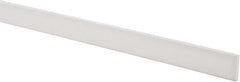 USA Sealing - 2' x 1" x 1/8" White PTFE (Virgin) Rectangular Bar - Caliber Tooling