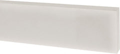 USA Sealing - 1' x 1" x 1/4" White PTFE (Virgin) Rectangular Bar - Caliber Tooling