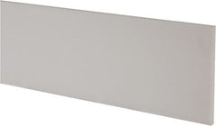 Made in USA - 3 Ft. Long x 4 Inch Wide x 1/4 Inch High, Virgin PTFE, Rectangular Plastic Bar - White, +/- 0.060 Tolerance - Caliber Tooling