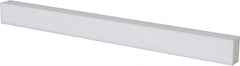 USA Sealing - 1' x 1" x 3/8" White PTFE (Virgin) Rectangular Bar - Caliber Tooling