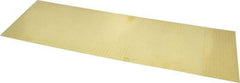 Made in USA - 10 Piece, 18 Inch Long x 6 Inch Wide x 0.002 Inch Thick, Shim Sheet Stock - Brass - Caliber Tooling