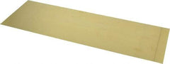 Made in USA - 10 Piece, 18 Inch Long x 6 Inch Wide x 0.004 Inch Thick, Shim Sheet Stock - Brass - Caliber Tooling