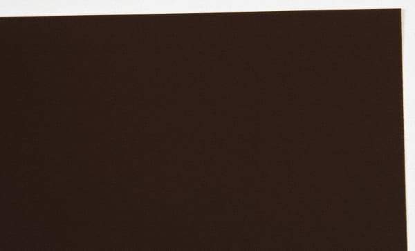 Made in USA - 1 Piece, 10" Wide x 20" Long Plastic Shim Stock Sheet - Brown, ±10% Tolerance - Caliber Tooling