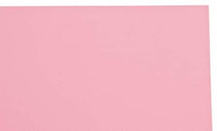 Made in USA - 1 Piece, 10" Wide x 20" Long Plastic Shim Stock Sheet - Pink, ±10% Tolerance - Caliber Tooling