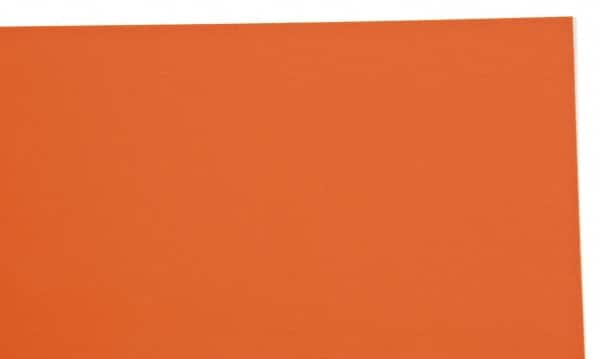 Made in USA - 1 Piece, 10" Wide x 20" Long Plastic Shim Stock Sheet - Coral (Color), ±10% Tolerance - Caliber Tooling