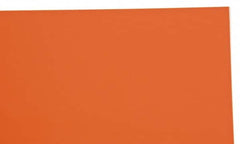 Made in USA - 1 Piece, 10" Wide x 20" Long Plastic Shim Stock Sheet - Coral (Color), ±10% Tolerance - Caliber Tooling