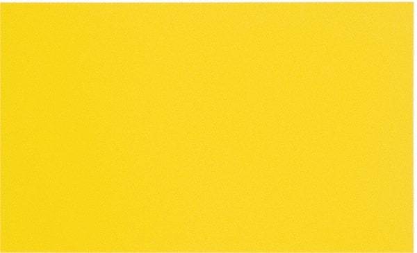 Made in USA - 1 Piece, 20" Wide x 20" Long Plastic Shim Stock Sheet - Yellow, ±10% Tolerance - Caliber Tooling