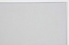 Made in USA - 1 Piece, 20" Wide x 20" Long Plastic Shim Stock Sheet - Clear (Color), ±10% Tolerance - Caliber Tooling