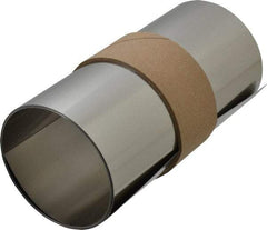 Made in USA - 1.25 m Long x 150 mm Wide x 0.3 mm Thick, Roll Shim Stock - Stainless Steel - Caliber Tooling