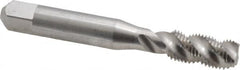 Balax - 3/8-24 UNF 3 Flute Modified Bottoming Spiral Flute Tap - Powdered Metal, Bright Finish, 2-15/16" OAL, Right Hand Flute, Right Hand Thread, Oversize, H5, Series BX200 - Caliber Tooling