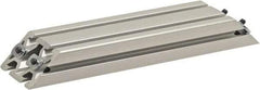 80/20 Inc. - 40mm Wide, Open Shelving Accessory/Component - Aluminum, Clear Anodized Finish, 320mm Long, Use with 4080 - Caliber Tooling