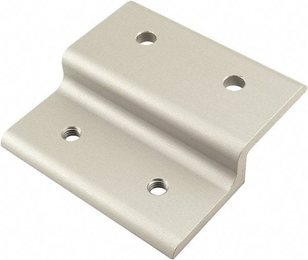 80/20 Inc. - 60mm Wide, Open Shelving Accessory/Component - Aluminum, Clear Anodized Finish, 58mm Long, Use with 30 Series & Bolt Kits 75-3615 & 11-8312 - Caliber Tooling