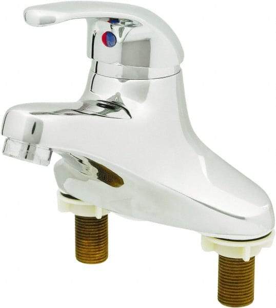 T&S Brass - Lever Handle, Deck Mounted Bathroom Faucet - One Handle, Pop Up Drain, Standard Spout - Caliber Tooling