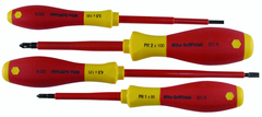 Insulated Slotted Screwdriver 3.5 & 4.5mm & Phillips # 1 & # 2. 4 Piece Set - Caliber Tooling
