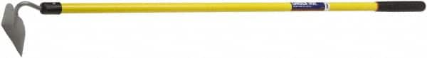 Ability One - 5-1/4" High x 6" Wide Round Steel Hoe - 67" Long Fiberglass Straight Handle - Caliber Tooling