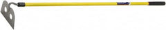 Ability One - 7" High x 10" Wide Round Steel Hoe - 62" Long Fiberglass Straight Handle - Caliber Tooling