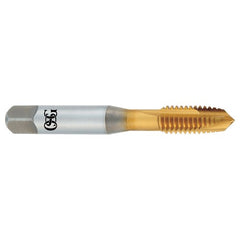 ‎6-32 Dia-H3-2 FL-HSS-TiN-Plug Spiral Point Tap - Caliber Tooling