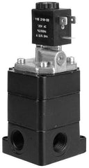 ARO/Ingersoll-Rand - 2.8 CV Flow Rate, 4 Way Poppet Air Control Valve - 1/2" NPT Inlet, 120 VAC, Solenoid Actuator - Caliber Tooling