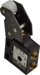 ARO/Ingersoll-Rand - 0.09 CV Rate, 3 Way Mini Mechanical Valve - 5/32" NPT Inlet, 5/32" NPT Outlet, 150 Max psi - Caliber Tooling