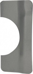 Don-Jo - 7" Long x 3-1/4" Wide, Latch Protector - Silver Coated Steel - Caliber Tooling