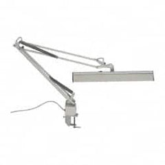 Value Collection - 120 VAC, 15 Watt, Swing Arm Machine Light - Clamp Mount, 5 Ft. Cord, White - Caliber Tooling