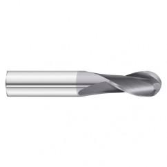 23/64 x 1 x 2-1/2 2 Flute Ball Nose  End Mill- Series 3215SD - Caliber Tooling