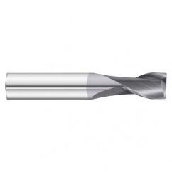 3/4 Dia. x 4 Overall Length 2-Flute Square End Solid Carbide SE End Mill-Round Shank-Center Cut-TiAlN - Caliber Tooling