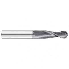 1/8 x 1 x 3 2 Flute Ball Nose  End Mill- Series 3215XL - Caliber Tooling