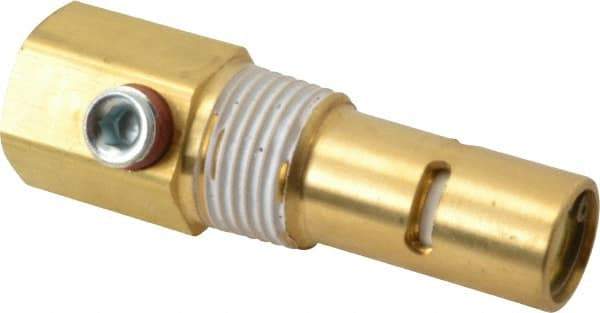 Conrader - 3/8 x 1/2" Brass Check Valve - In-Tank, FNPT x MNPT - Caliber Tooling