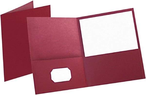 OXFORD - 8-1/2" Long x 11" Wide Pocket - Burgundy - Caliber Tooling