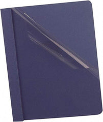 OXFORD - 11" Long x 8" Wide Report Cover - Dark Blue - Caliber Tooling