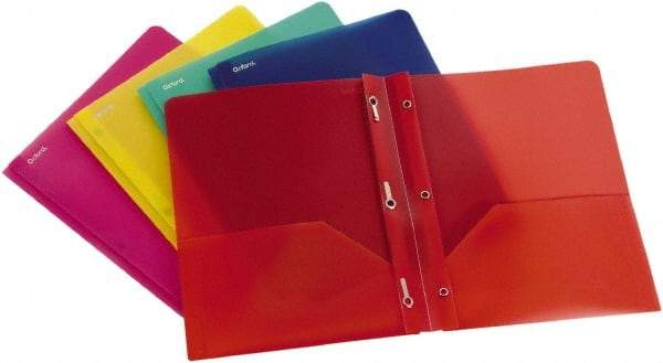 OXFORD - 8-1/2" Long x 11" Wide Report Cover with Tang/Prong Binding - Assorted Colors - Caliber Tooling