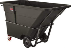 Suncast - 2,300 Lb Load Capacity, 43 Bushels, 2 Cu Yd, Polyethylene Tilt Truck - 47.4" Wide x 86" Long x 51-1/4" High, Matte Gray - Caliber Tooling