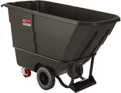 Suncast - 1,400 Lb Load Capacity, 16 Bushels, 0.75 Cu Yd, Polyethylene Tilt Truck - 30-3/4" Wide x 69.3" Long x 42.68" High, Matte Gray - Caliber Tooling