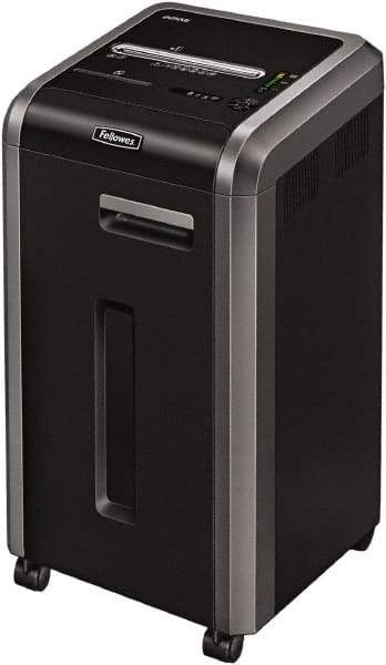 FELLOWES - 5/64 x 15/32" Strip, 16 Sheet Micro Cut Commercial Shredder - 17-3/4" Long x 17-1/8" Wide x 30-3/4" High, Level 5 Security, 16 Gal Wastebasket - Caliber Tooling